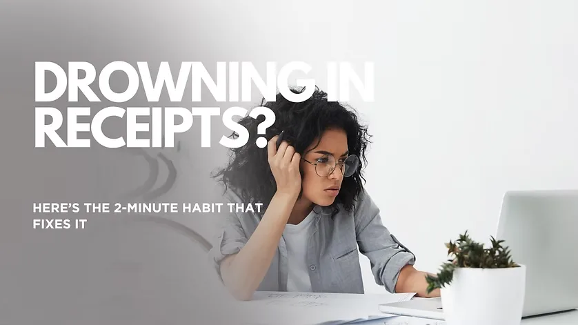 Drowning in receipts blog